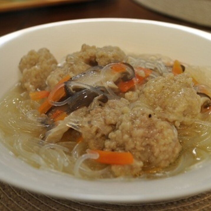 肉団子と春雨の中華煮込み